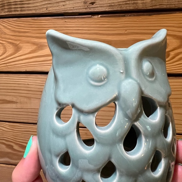 Teal Owl tea light wax warmer - Picture 6 of 7